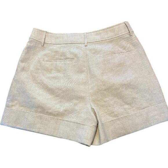 J. Crew Remi linen blend high waisted pleated shorts. Size 10 - Picture 2 of 7
